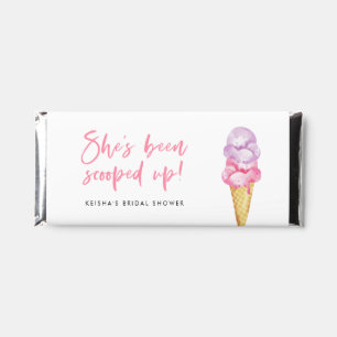 Ice Cream Summer Bridal Shower  Hershey Bar Favors