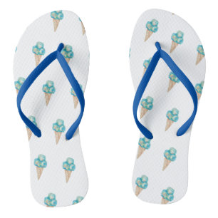 Ice cream summer party favor flip flops