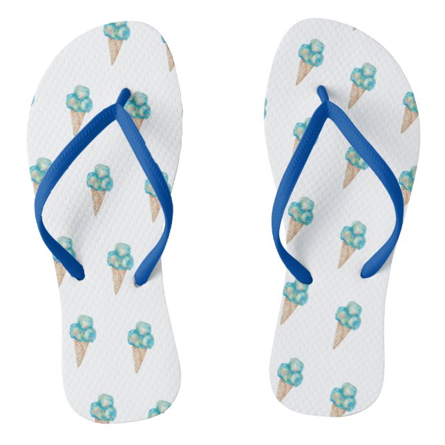 Ice cream summer party favor  flip flops (Footbed)