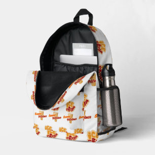 ice cream summer preference printed backpack
