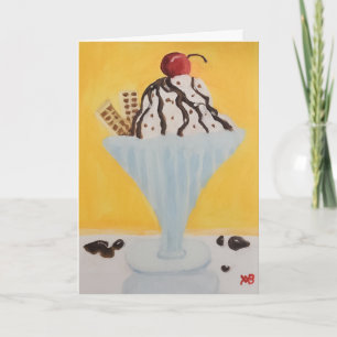 Ice Cream Sundae Card
