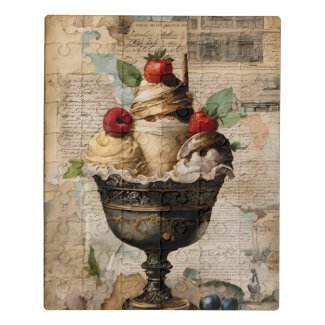 Ice cream Sundae Collage 