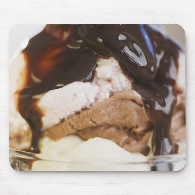 Ice cream sundae mouse pad (Front)