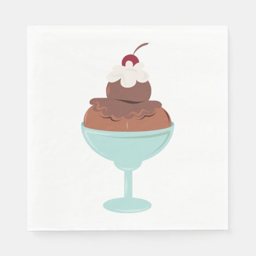 Ice Cream Sundae Napkins