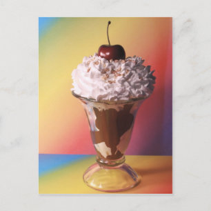 Ice Cream Sundae Postcard