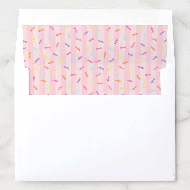 Ice Cream Sundae Sprinkles of Love Party Envelope Liner (In Envelope)