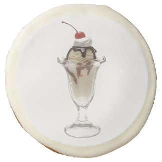 Ice Cream Sundae Sugar Cookie