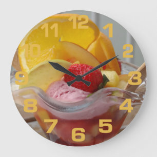 Ice Cream Sundae wall clocks