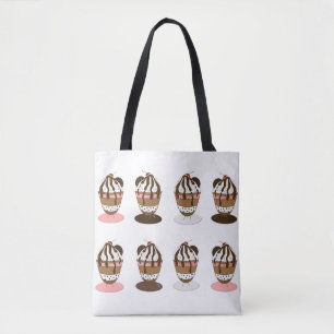 Ice Cream Sundaes Tote Bag