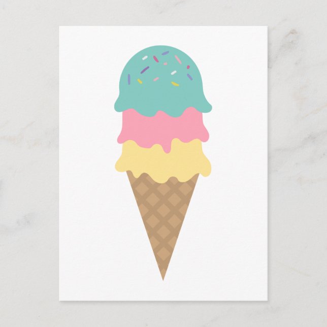 Ice Cream Sweet Postcard (Front)