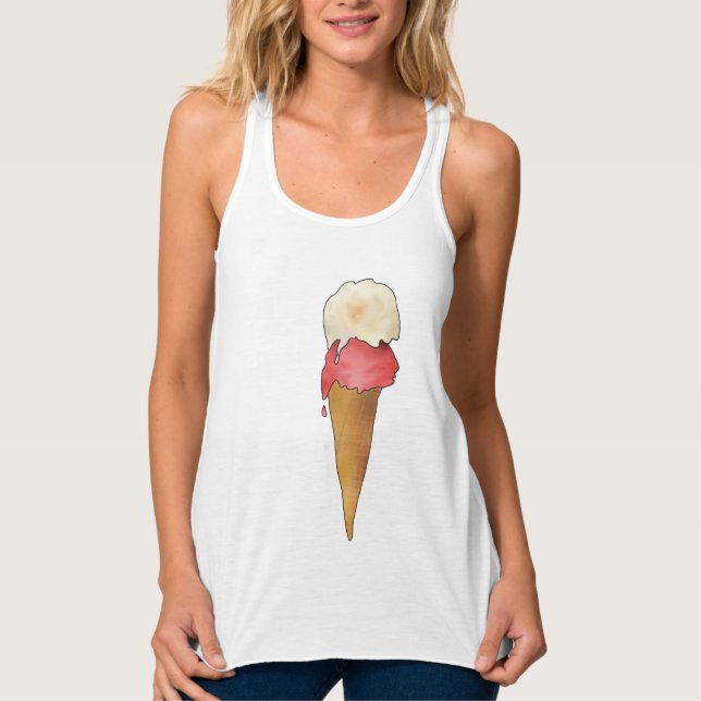 ice cream tank Top (Front)