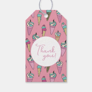 Ice Cream Thank You Gift Tags