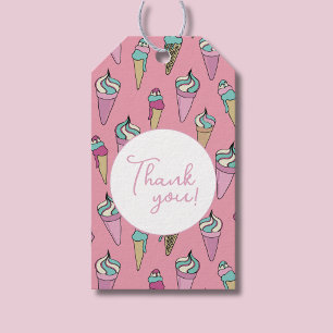 Ice Cream Thank You Gift Tags