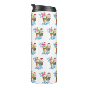 ice cream thermal tumbler
