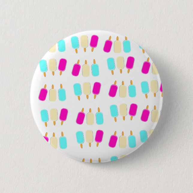 ice cream three colors button (Front)