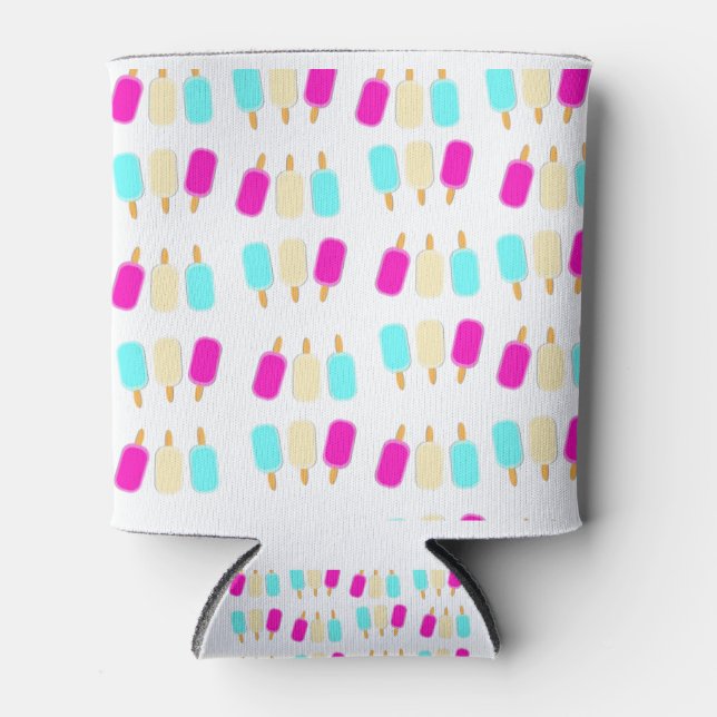 ice cream three colors can cooler (Front)