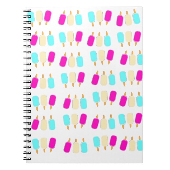 ice cream three colors notebook (Front)