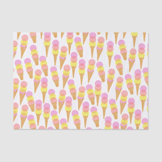 Ice Cream Tissue Paper (Front)