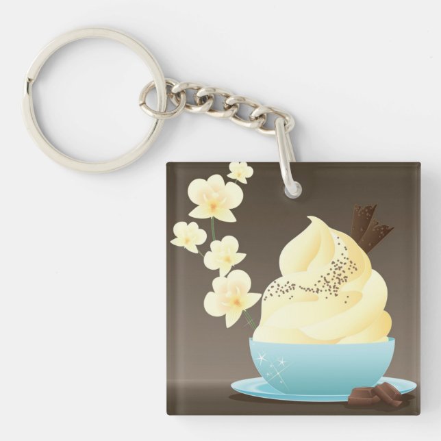Ice Cream Treat Keychain (Front)