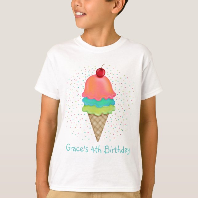 Ice Cream Treats T-Shirt (Front)