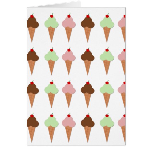 Ice Cream Trio Cards (Front)