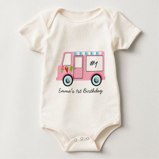 Ice Cream Truck Baby Bodysuit