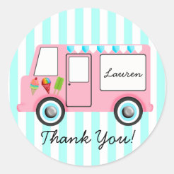 Ice Cream Truck Stickers - 100% Satisfaction Guaranteed | Zazzle