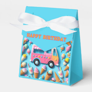 " ICE-CREAM TRUCK " FAVOR BOXES