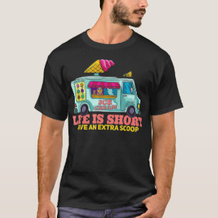 Ice Cream Truck Gift Ice Cream Man Driver  T-Shirt