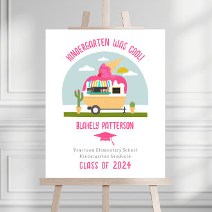 Ice Cream Truck Kids Kindergarten Graduation Foam Board