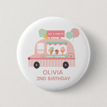 Ice Cream Truck Personalized Name Age Birthday