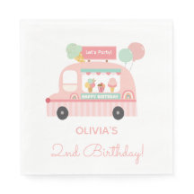 Ice Cream Truck Personalized Name and Age Birthday