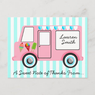 Ice Cream Truck Postcard