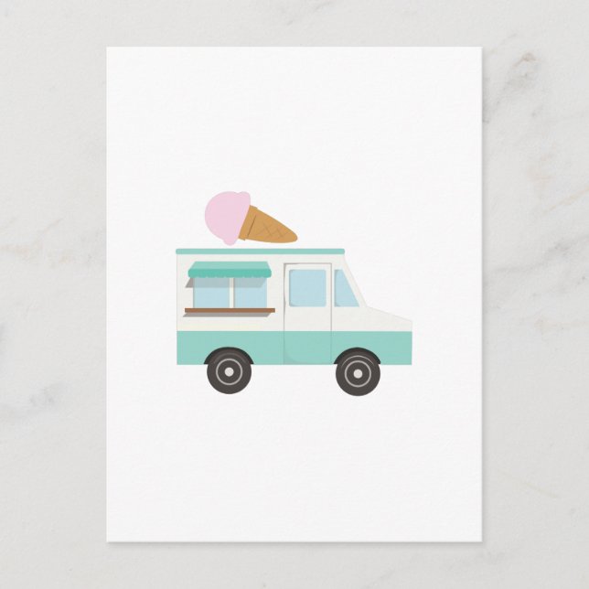Ice Cream Truck Postcard (Front)