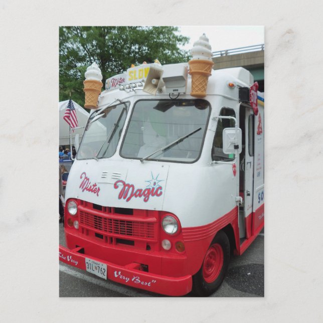 Ice Cream Truck Postcard (Front)