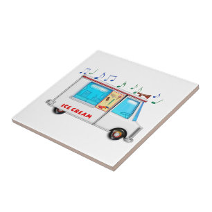 Ice Cream Truck with Music Tile