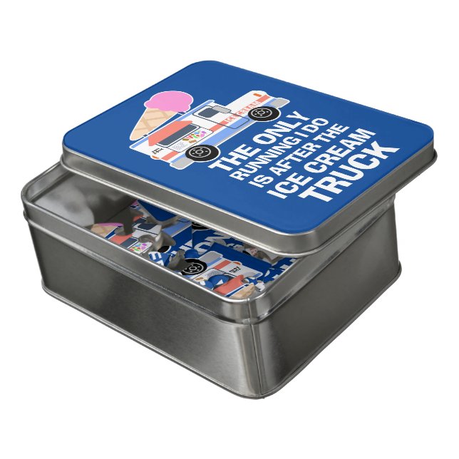 Ice Cream Truck Workout Jigsaw Puzzle (Lid Open)