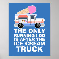 Ice Cream Truck Workout Poster