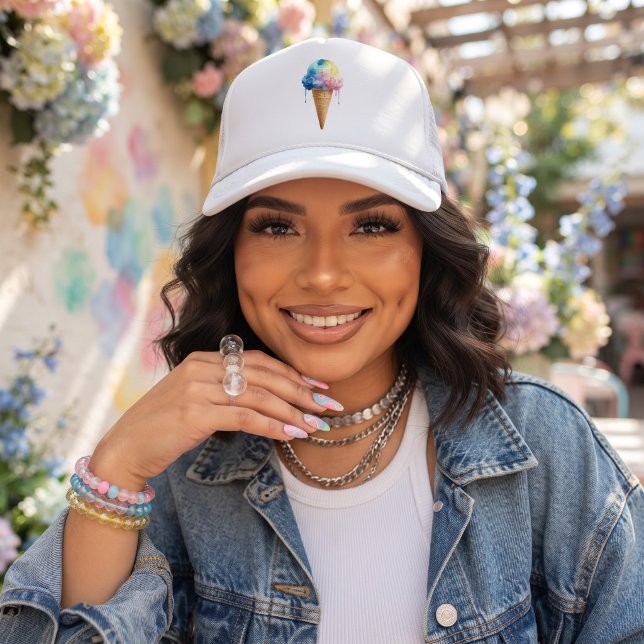 Ice Cream Trucker Hat (Creator Uploaded)