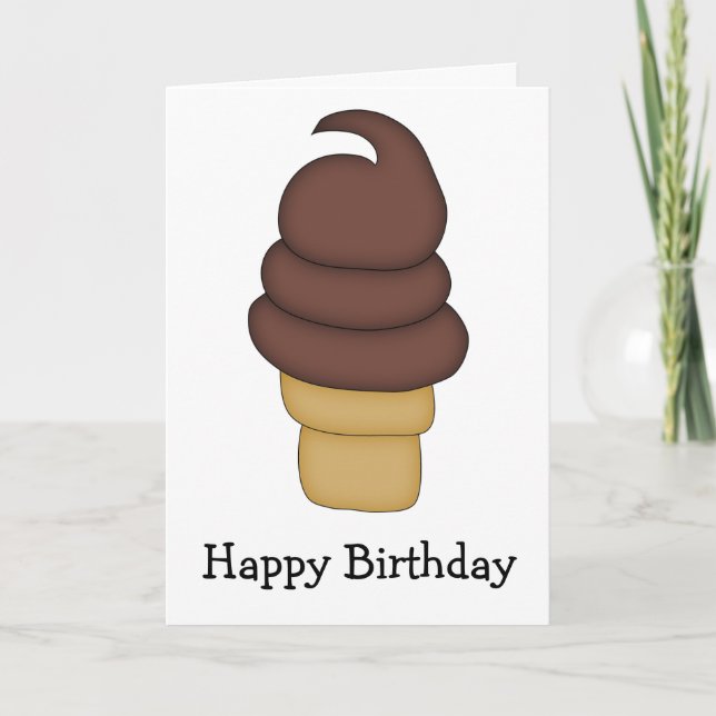Ice Cream Twist Cone #7 Card (Front)