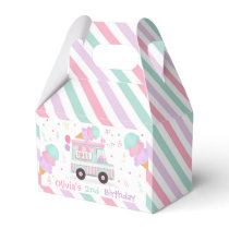 Ice Cream Two Sweet 2nd Birthday Party Gift Favor Boxes