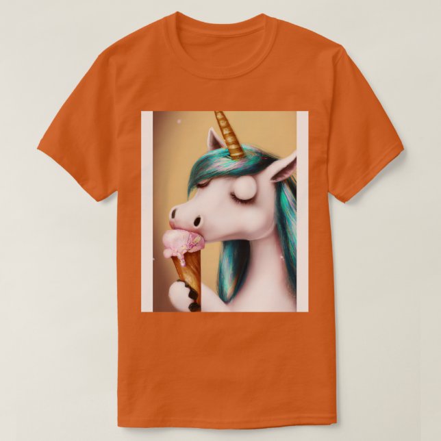 Ice Cream Unicorn T-Shirt (Design Front)