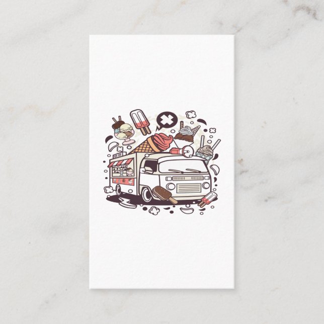 Ice Cream Van Business Card (Front)