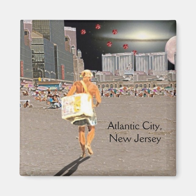 Ice Cream Vendor Magnet (Front)