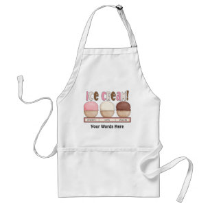 Ice Cream Vendors add words apron