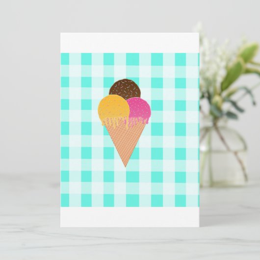 ice-cream waffle cone (Standing Front)