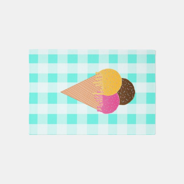 ice-cream waffle cone rug (Front)