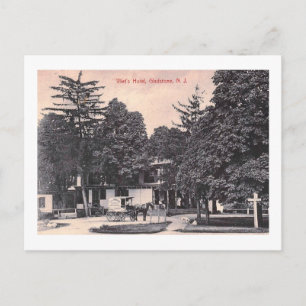 Ice Cream Wagon, Gladstone, New Jersey Vintage Postcard