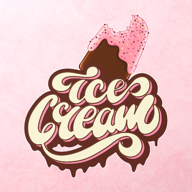 Ice Cream Wall Decal (Insitu 3)
