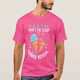 Ice Cream Whats The Scoop Gender Reveal Daughter T-Shirt